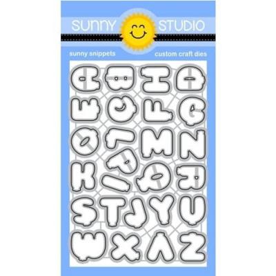 Sunny Studios Cutting Die - Balloon Alphabet